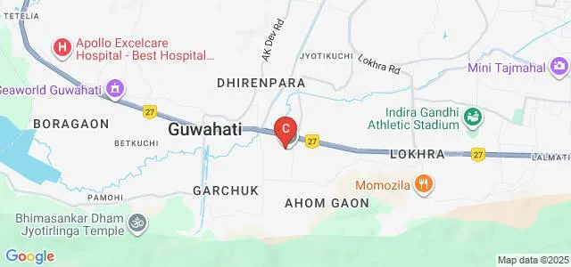 Royal School of Law and Administrative, Royal Global University, Guwahati Map