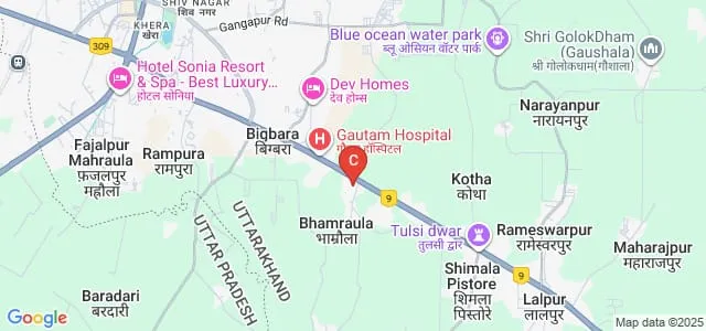 Chanakya Law College, Rudrapur Map