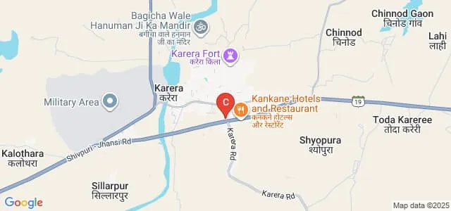 Government College, Karera Map