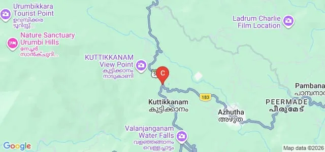 Marian College, Kuttikkanam Map