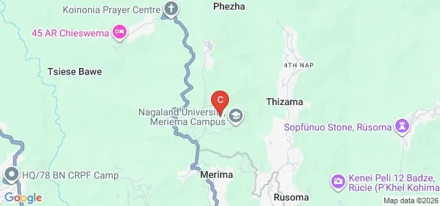 Nagaland University, Kohima Map