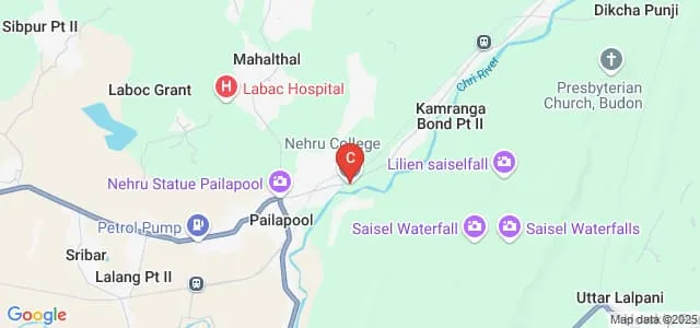 Nehru College, Pailapool Map