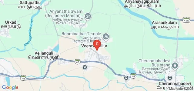St John's College of Education, Tirunelveli Map