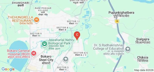 Al-Habeeb Teacher Training College, Bokaro Steel City Map