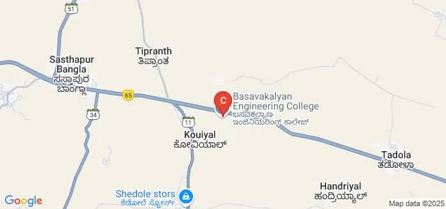 Basavakalyan Engineering College, Bidar Map