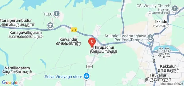 Sri Venkateswara College of Engineering and Technology, Thiruvallur Map