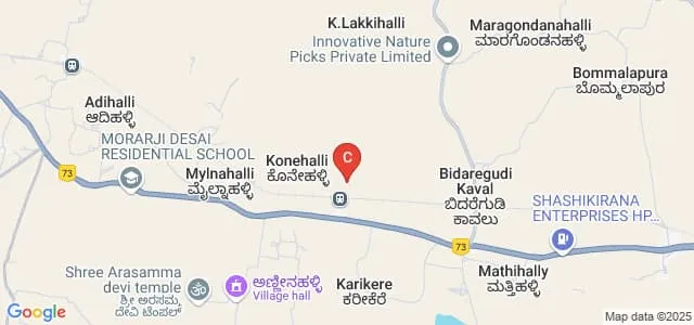 Animal Husbandry Polytechnic, Konehally, Tiptur Map