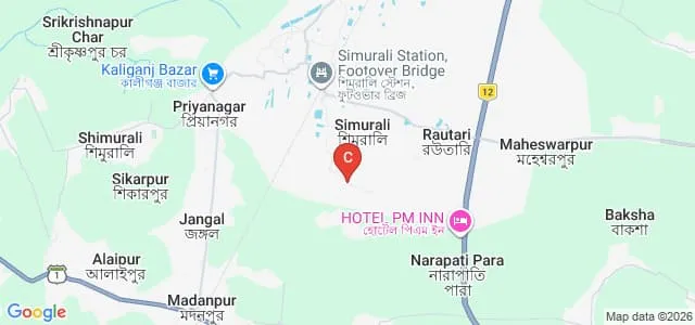 Vidyasagar B ED College, Nadia Map