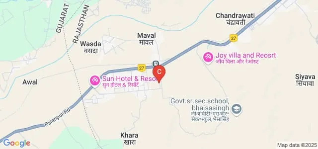 Uttam Prakash Agarwal College of Commerce and Economics, Abu Road Map