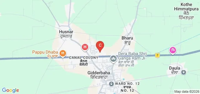 Guru Gobind Singh College of Education for Women, Muktsar Map