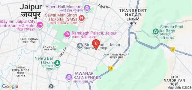 Lal Bahadur Shastri College of Pharmacy, Jaipur Map