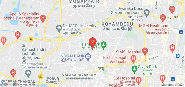 PMR Institute of Technology, Thiruvallur Map