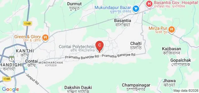 Contai Polytechnic, Contai Map