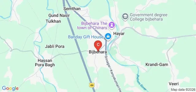Government Degree College, Bijbehara Map