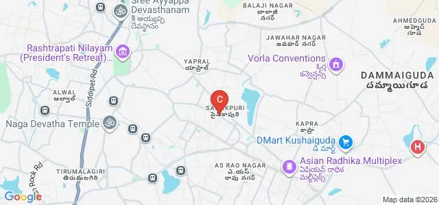 Bhavan's Vivekananda College of Science Humanities and Commerce, Secunderabad Map