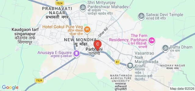 Shri Bhairavnath Nisarg Mandal's College of Education, Parbhani Map