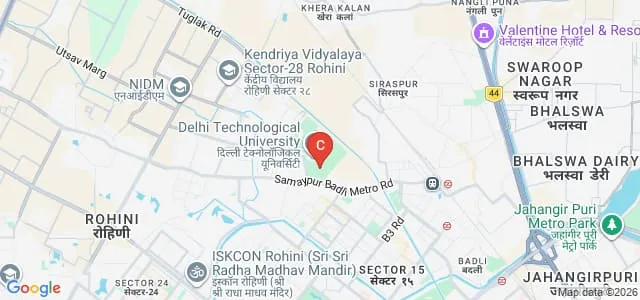 Miranda House, Delhi Map