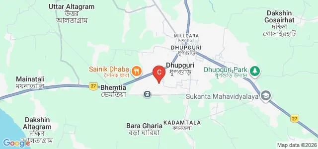 Dhupguri College of Education, Dhupguri Map