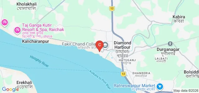 Diamond Harbour Government Polytechnic, South 24 Parganas Map