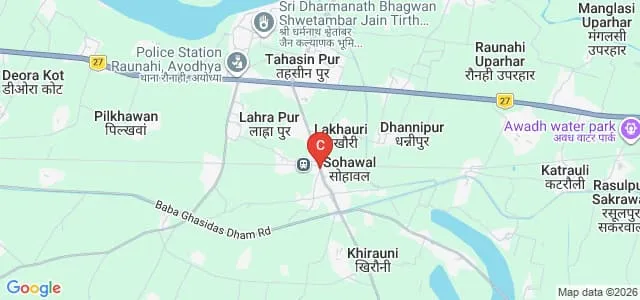 Shri Hari Narayan Singh Sikshan Sanstthan, Faizabad Map