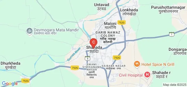 Satpuda Shikshan Prasarak Mandal's Vasantrao Naik Arts Science and Commerce College, Shahada Map