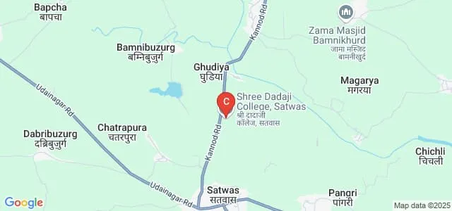 Shree Dada Ji College, Dewas Map