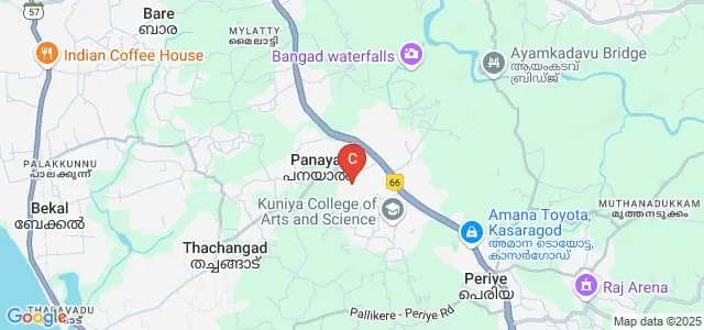 Government Arts and Science College, Uduma Map