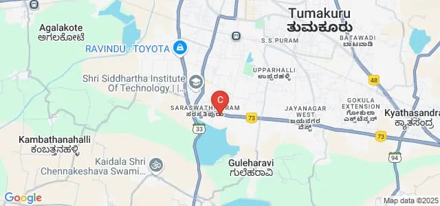 Ashwini Ayurvedic Medical College and Research Centre, Tumkur Map