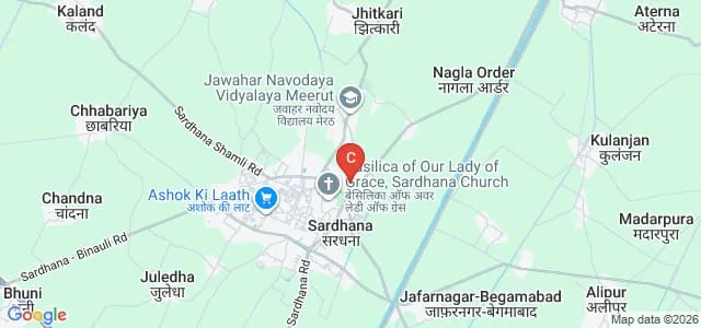 Mahaveer College of Pharmacy, Meerut Map