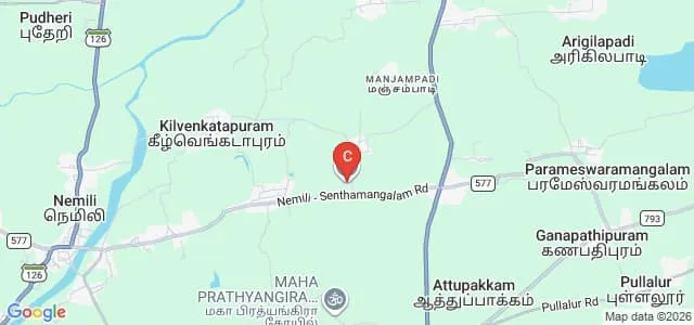 Government Arts And Science College, Arakkonam Map