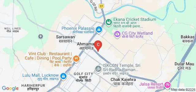 Saroj Institute of Technology and Management, Lucknow Map