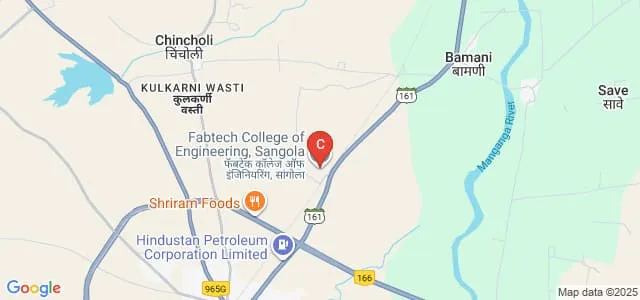 Fabtech College of Pharmacy, Solapur Map