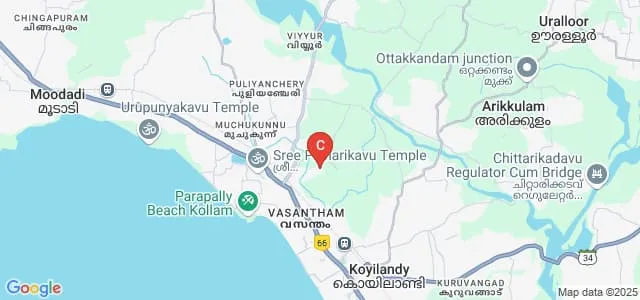 Gurudeva College of Advanced Studies, Kozhikode Map