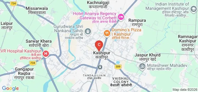 Chandrawati Tiwari Girls PG College, Kashipur Map