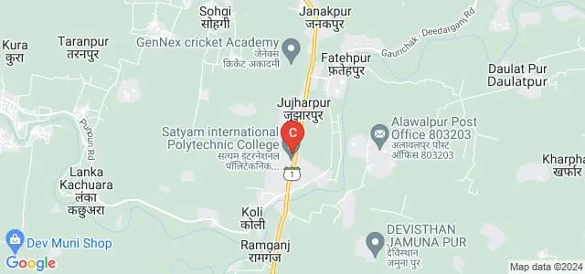 Sundaram Institute of Medical Science, Patna Map