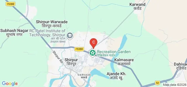 RC Patel Junior College of Education, Shirpur Map
