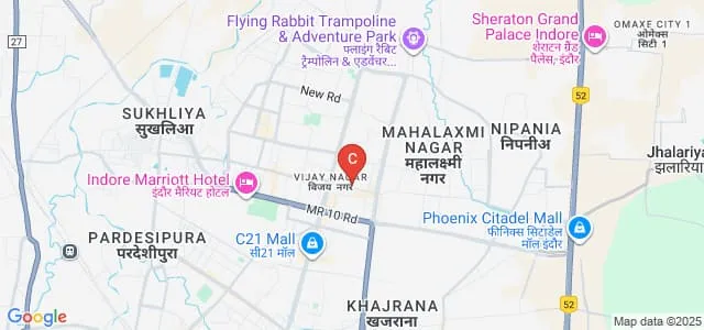 SKRP Gujarati Homoeopathic Medical College and Research Center, Indore Map