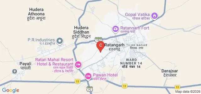 Government College, Ratangarh Map