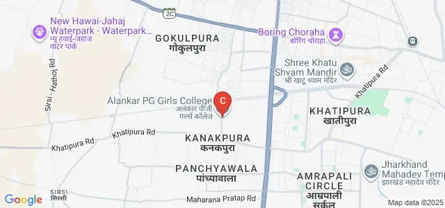 Alankar Mahila PG Mahavidyalaya, Jaipur Map