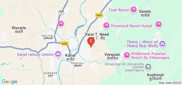 Konkan Gyanpeeth Karjat College of Arts, Science and Commerce, Karjat Map