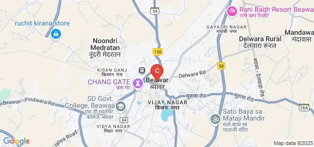 Sanskriti Computer Education College, Beawar Map