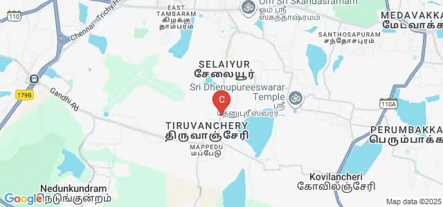 Bharath Polytechnic College, Thiruvanchery Map