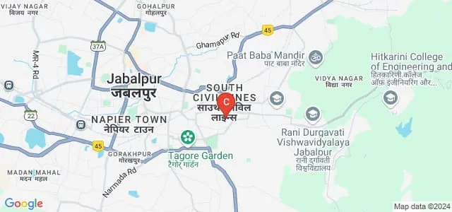 Prakash Institute of Engineering and Technology, Jabalpur Map