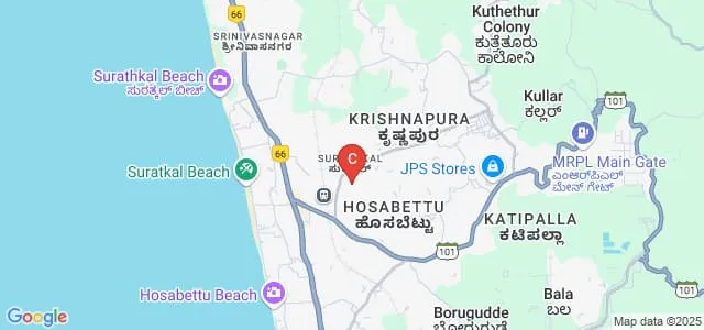Aaba Womens First Grade College, Surathkal Map