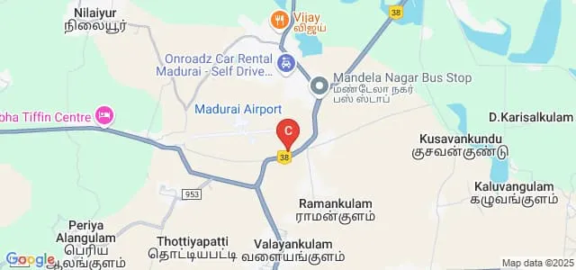 Nagarathinam Angalammal Arts and Science College, Madurai Map