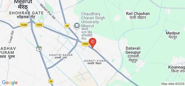 LLRM Medical College, Meerut Map