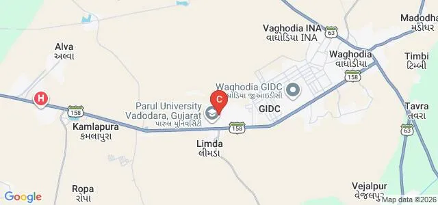 Jawaharlal Nehru Homoeopathic Medical College, Vadodara Map