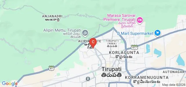 Sri Venkateswara Medical College, Tirupati Map