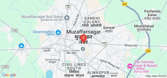 Deen Dayal College of Law, Muzaffarnagar Map