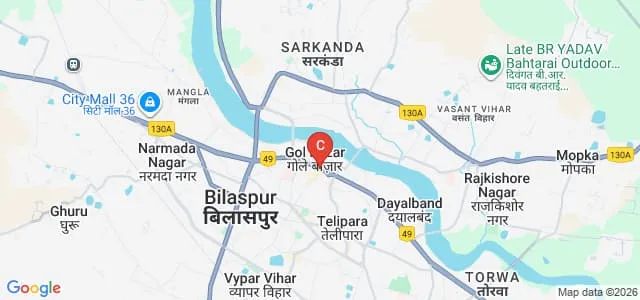 Chhadamilal Chouksey Homoeopathic Medical College and Hospital, Bilaspur Map